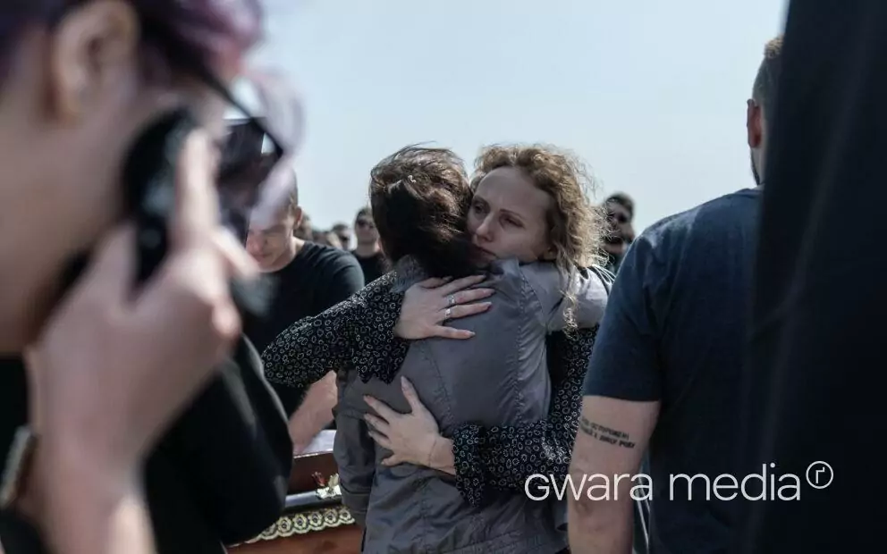 У Харкові попрощалися з музикантом, актором і волонтером Михайлом Кабановим / Фото: Іван Самойлов для Ґвара Медіа