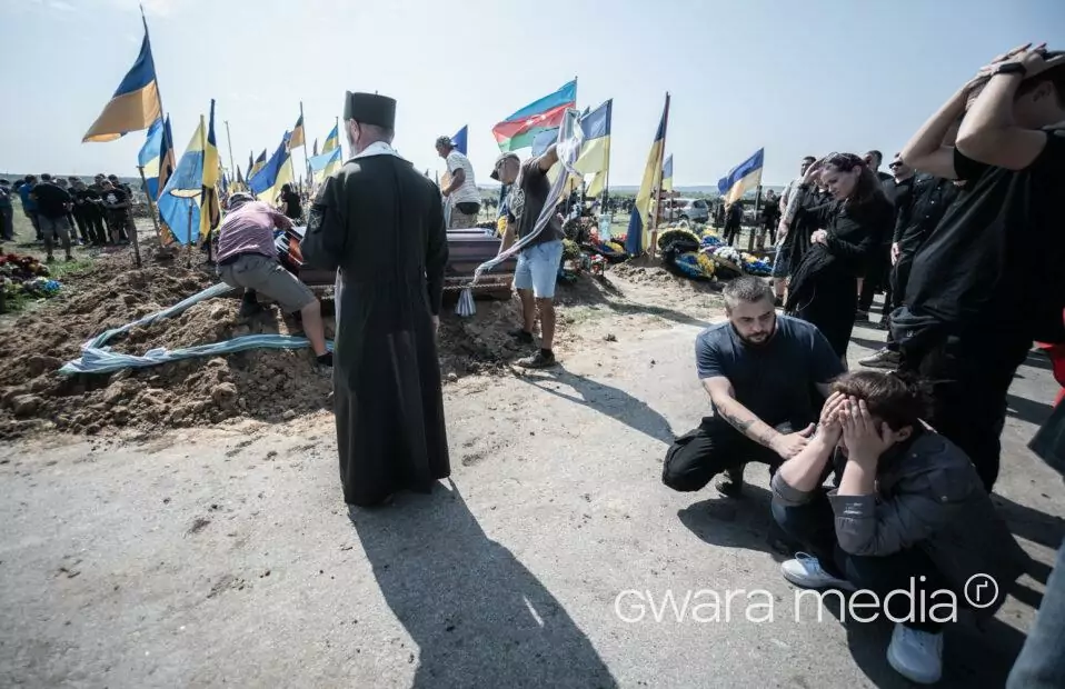 У Харкові попрощалися з музикантом, актором і волонтером Михайлом Кабановим / Фото: Іван Самойлов для Ґвара Медіа