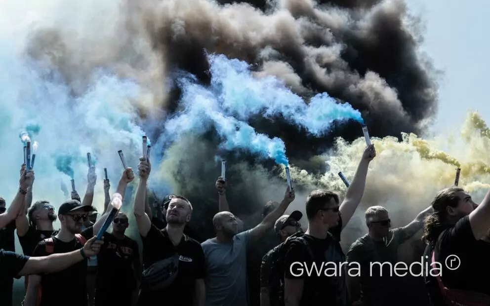 У Харкові попрощалися з музикантом, актором і волонтером Михайлом Кабановим / Фото: Іван Самойлов для Ґвара Медіа