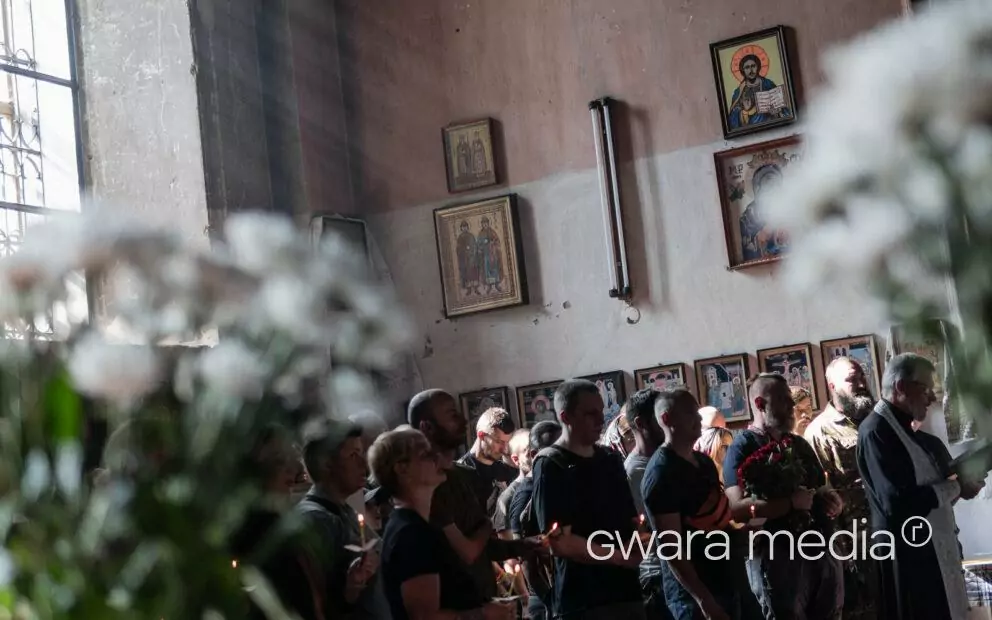 У Харкові попрощалися з музикантом, актором і волонтером Михайлом Кабановим / Фото: Іван Самойлов для Ґвара Медіа