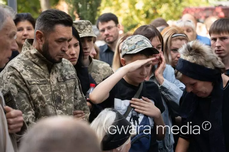 Kharkiv Bids Farewell to Volunteers Killed by Russian Missile Attack in Kupyansk