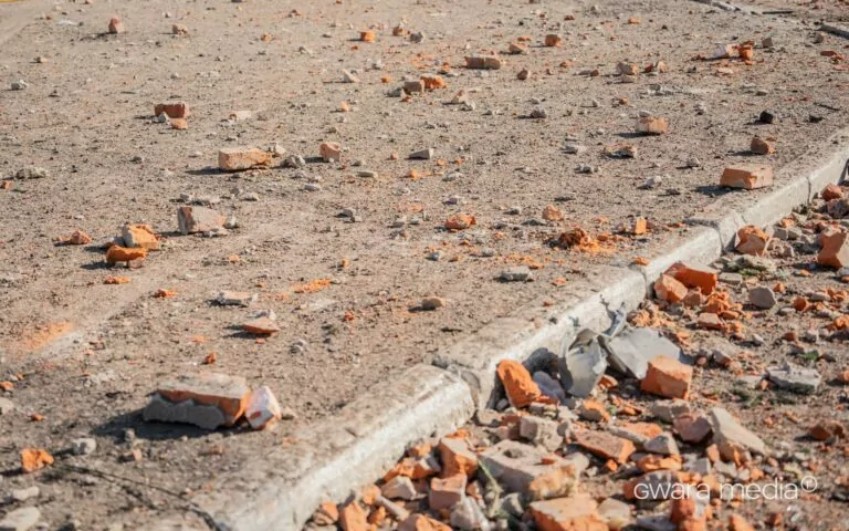 Woman Injured After Russian Shelling of Kharkiv
