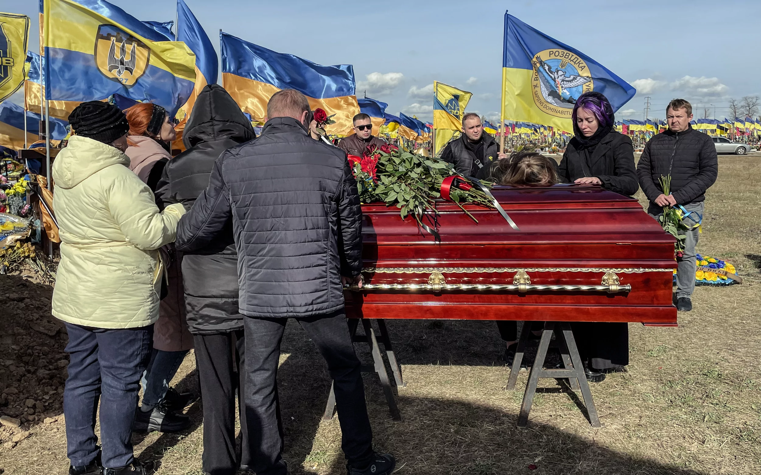 зображення до посту: У Харкові попрощалися із загиблим військовим Віталієм Волненком — фото