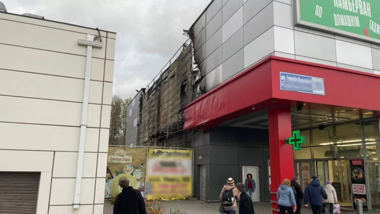 Маніпуляція. В харківському супермаркеті «Класс» згорів «Пункт Незламності»