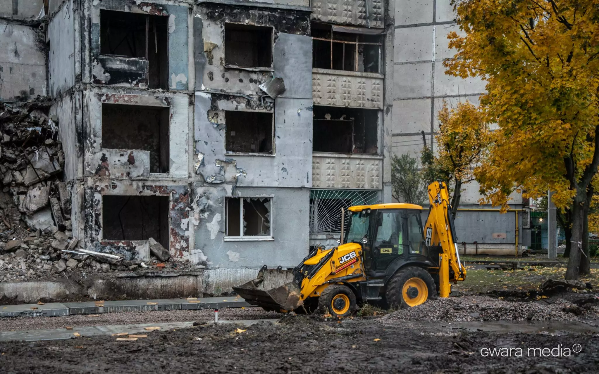 зображення до посту: North Saltivka Residential Building, Damaged By a Russian Aerial Bomb, is Being Prepared for Partial Demolition 