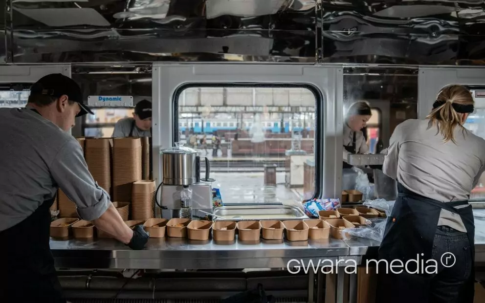 зображення до посту: Howard G. Buffett’s Food Train Arrived in Kharkiv for the First Time