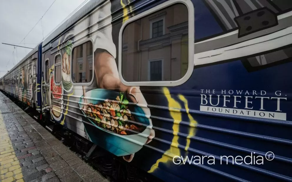 зображення до посту: Howard G. Buffett’s Food Train Arrived in Kharkiv for the First Time