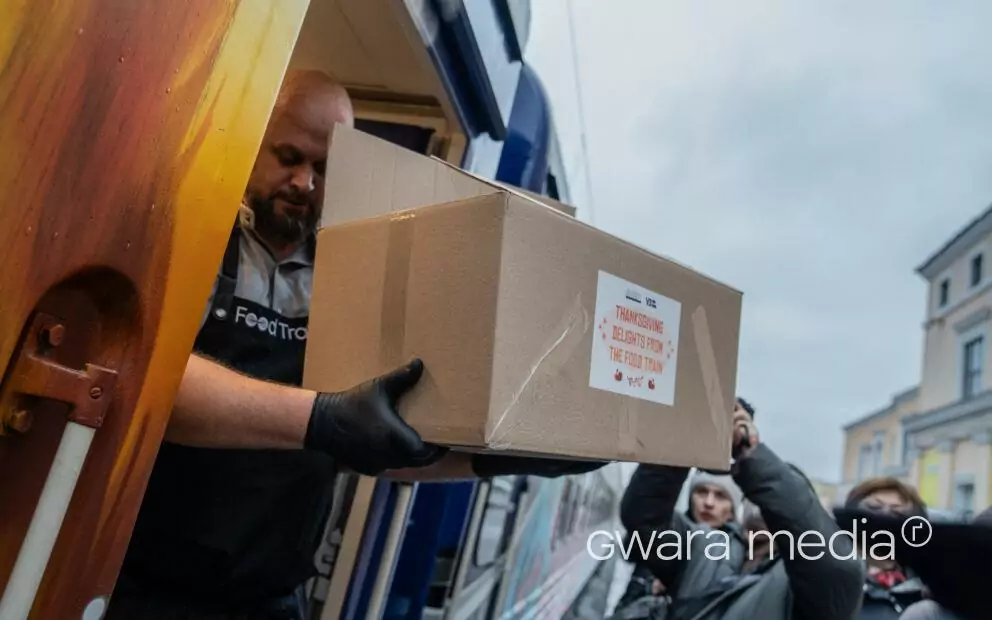 зображення до посту: Howard G. Buffett’s Food Train Arrived in Kharkiv for the First Time