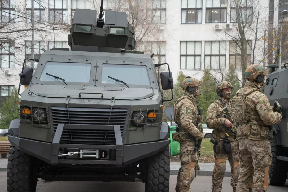 зображення до посту: Kozak Armoured Vehicles Handed Over to Kharkiv Region’s Special Forces