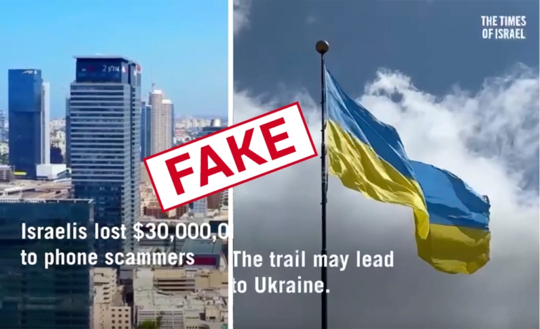 Debunking Russian Fake. Phone Scammers from Ukraine Defraud Israelis of $30 Million