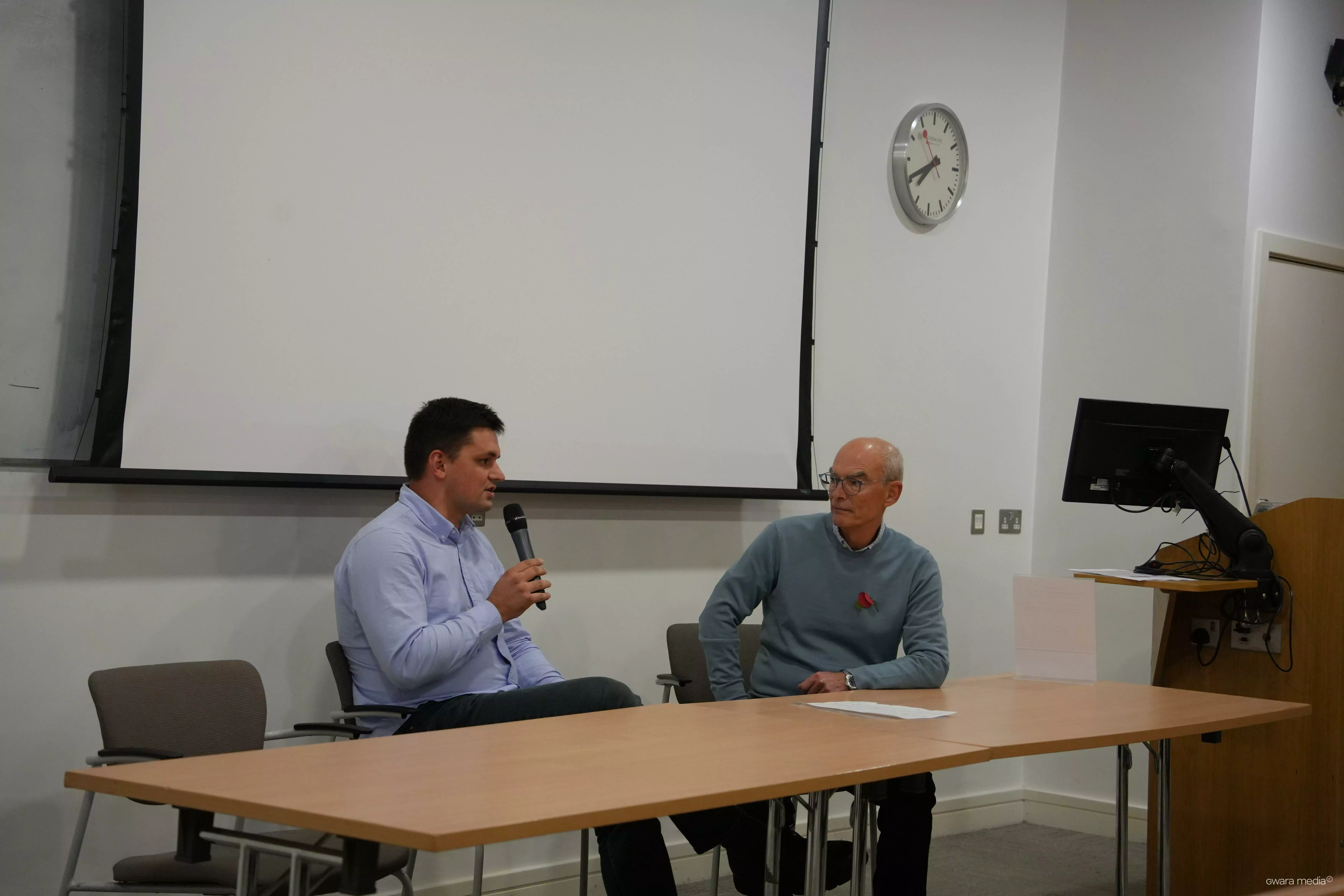 зображення до посту: Journalists from Kharkiv Presented A City Under Siege Film in Collaboration with the Oxford-Kharkiv Association in the UK