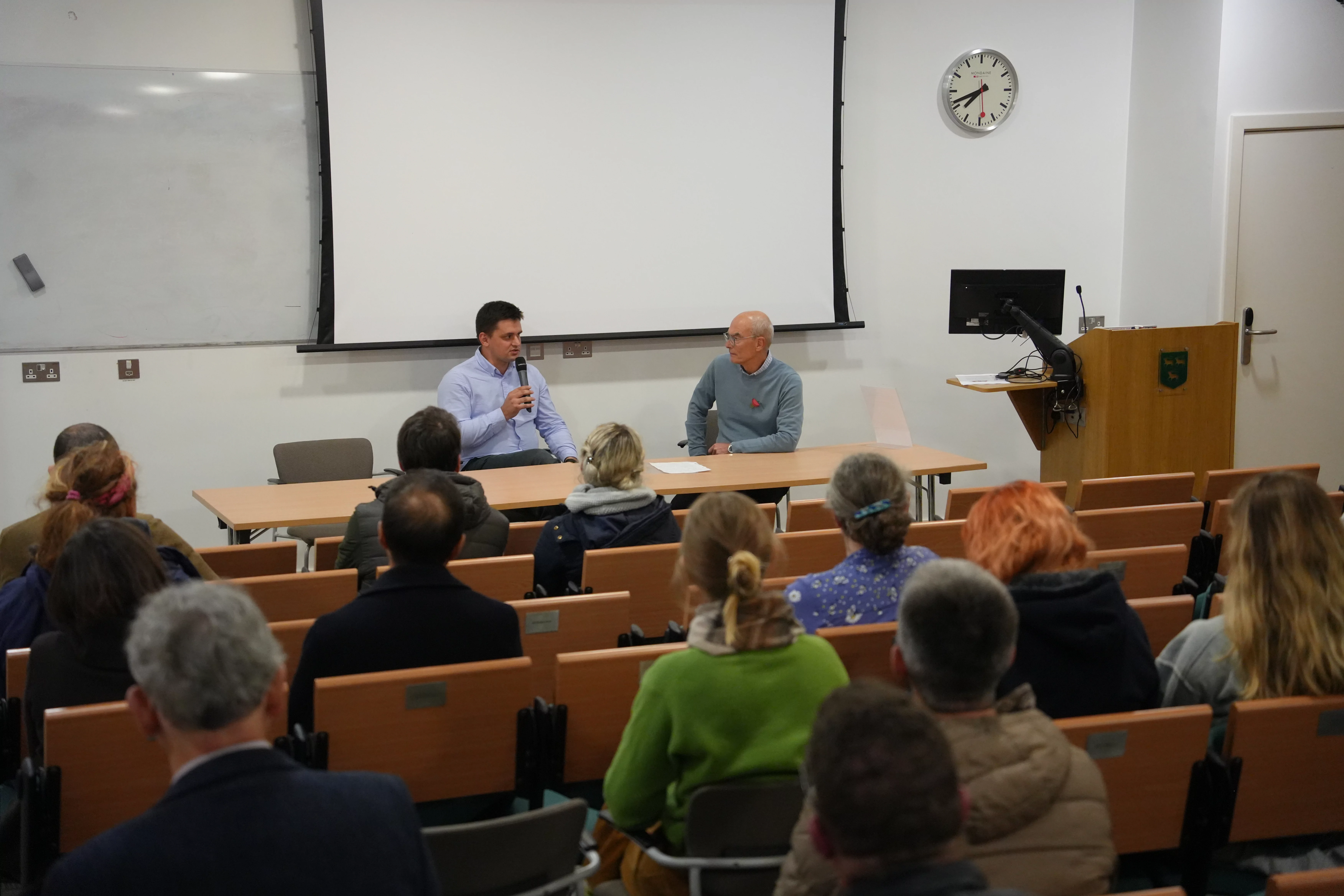 зображення до посту: Journalists from Kharkiv Presented A City Under Siege Film in Collaboration with the Oxford-Kharkiv Association in the UK