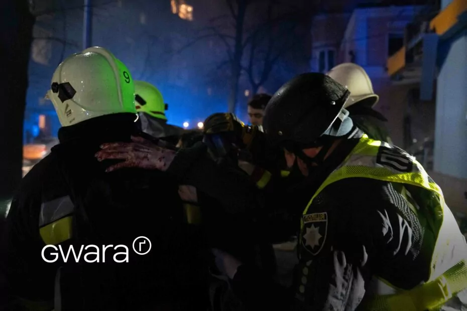 зображення до посту: In Photos: Aftermath of Russia’s Missile and Drone Attack on Kharkiv