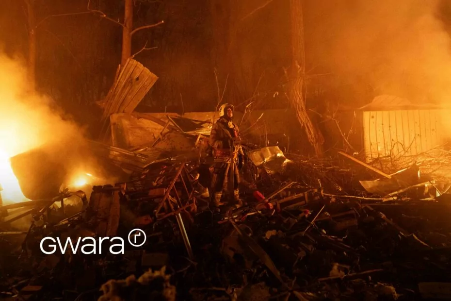 зображення до посту: In Photos: Aftermath of Russia’s Missile and Drone Attack on Kharkiv