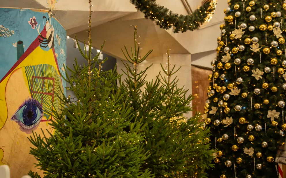 зображення до посту: Underground Christmas Village Opened in Kharkiv Metro