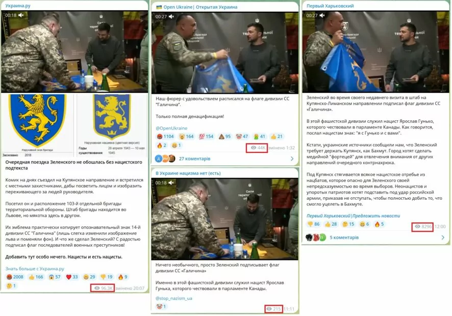 зображення до посту: Дайджест 2023 року: ТОП-фейки про Зеленського