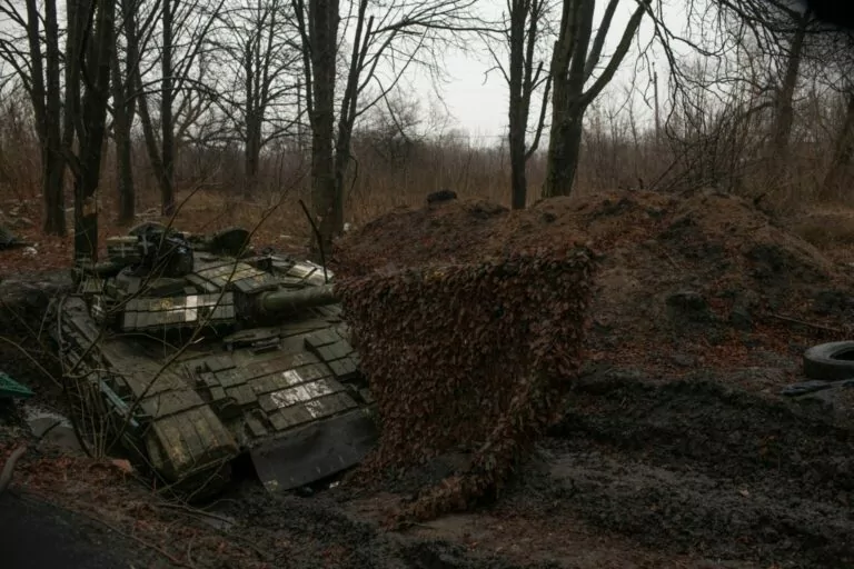 Russian Army Attacked the Village on the Kupiansk Axis With Aerial Bomb 