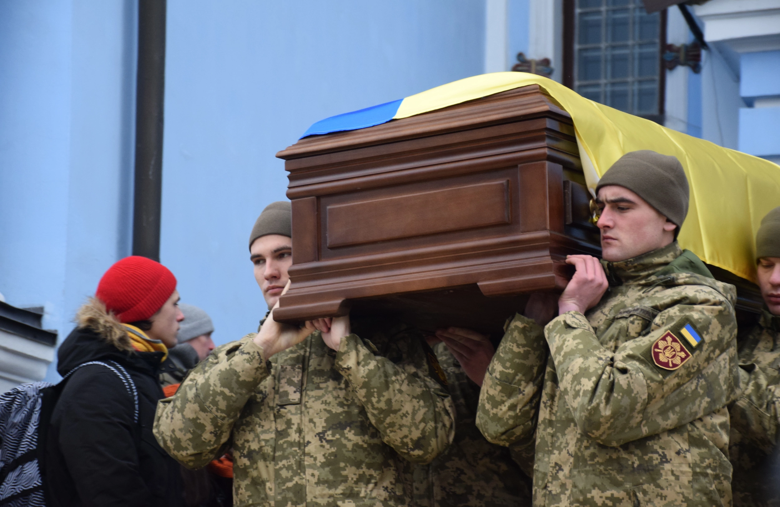 зображення до посту: Прощання з письменником та військовим Максимом Кривцовим — фото