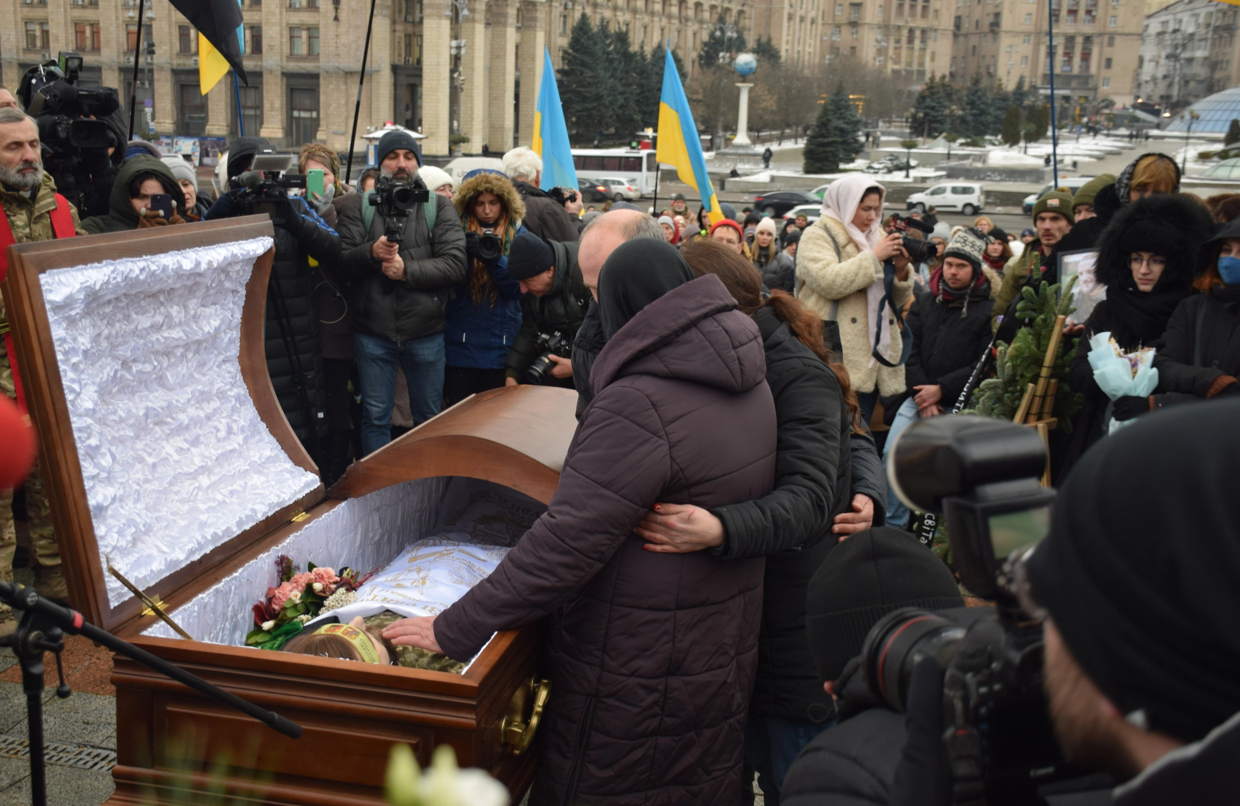 зображення до посту: Прощання з письменником та військовим Максимом Кривцовим — фото