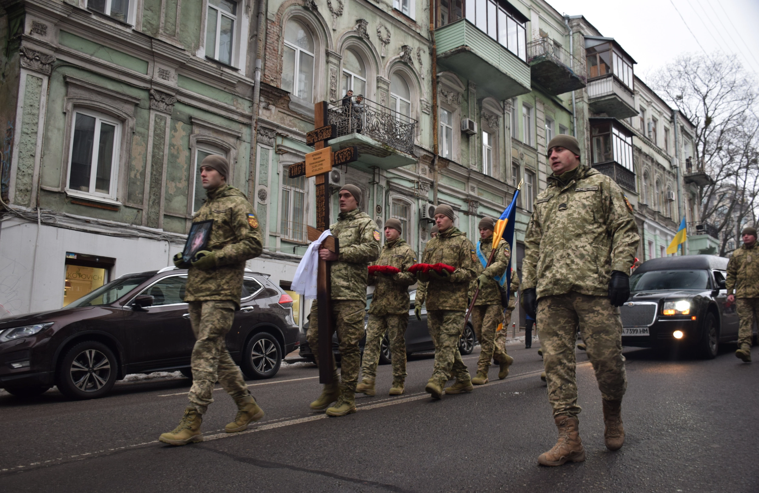 зображення до посту: Ukraine Bids Farewell to Poet and Soldier Maksym Kryvtsov