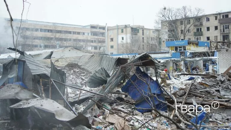 У Харкові продовжують усувати наслідки обстрілу 23 січня