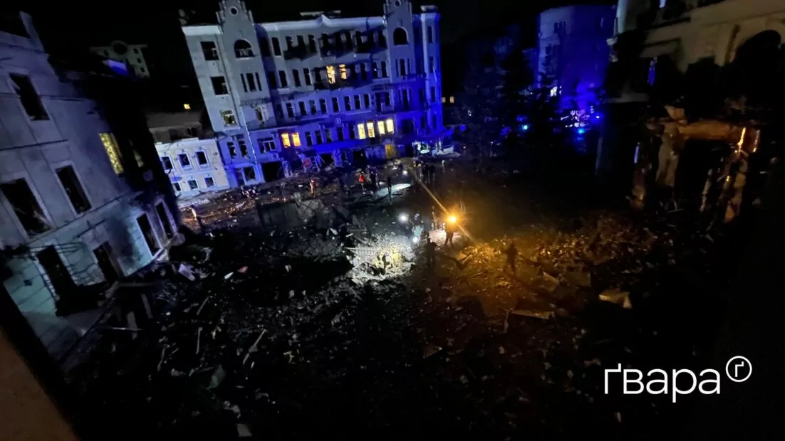 зображення до посту: Росія завдала ударів по центру Харкова: постраждали 9 людей — фото