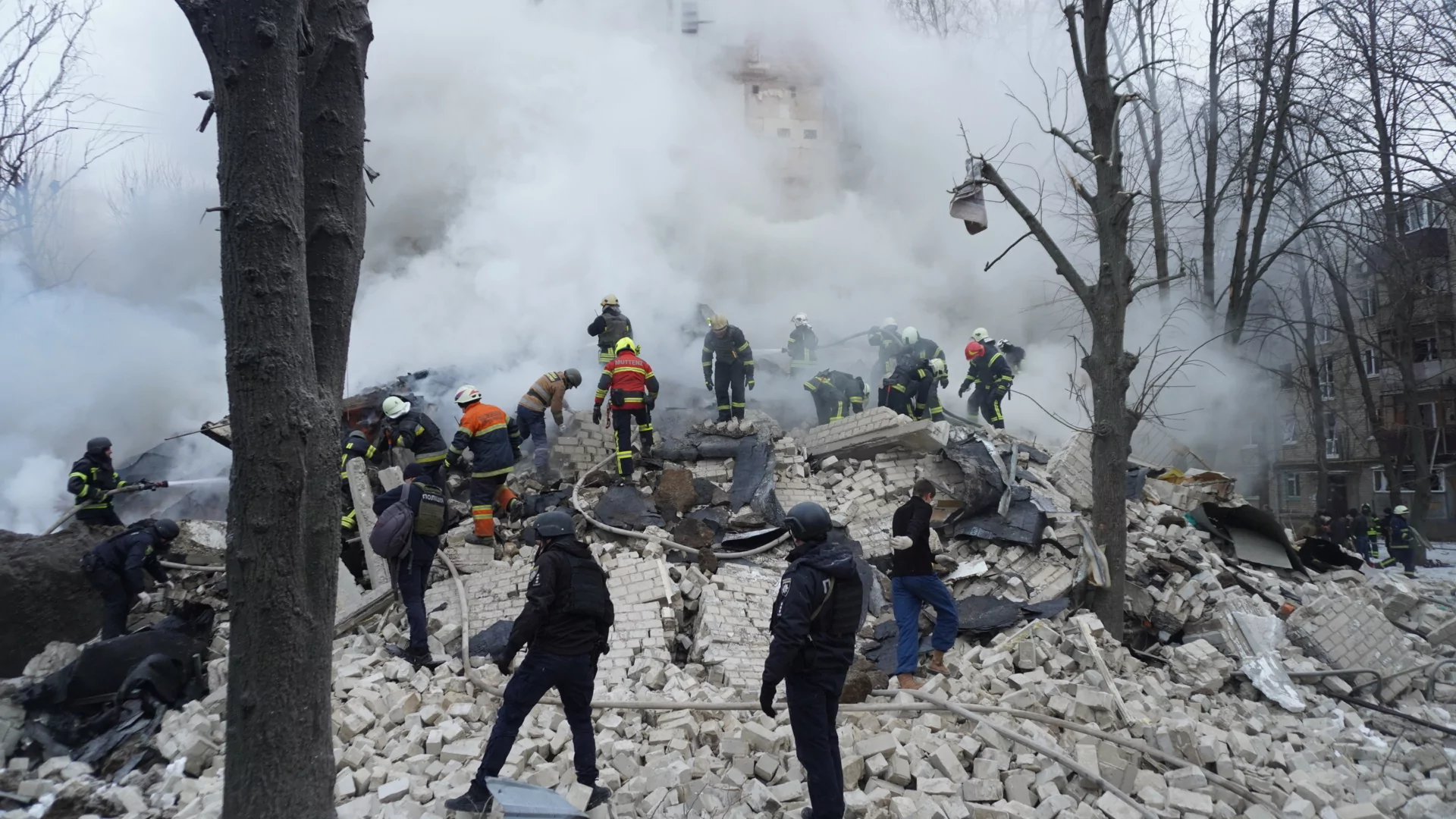 The aftermath of the shelling of Kharkiv on 23 January 2024 / Photo: Gwara Media