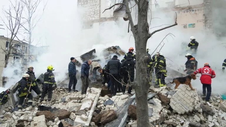 Russian Army Hits Kharkiv With Missiles for the Third Time Today