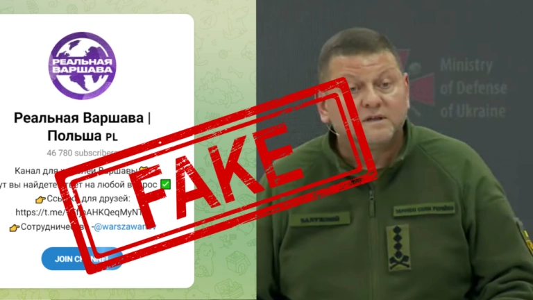 Фейк. Залужний створив петицію з вимогою відправити співробітників ТЦК на передову