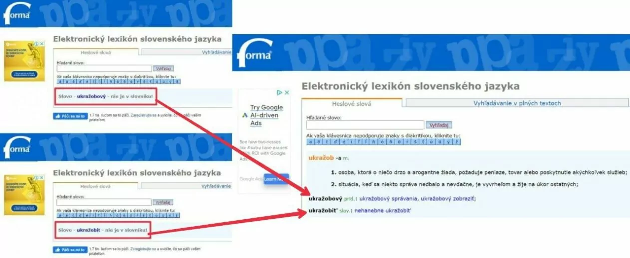 зображення до посту: Фейк. У словацькій мові з’явилося нове слово «Ukražob»