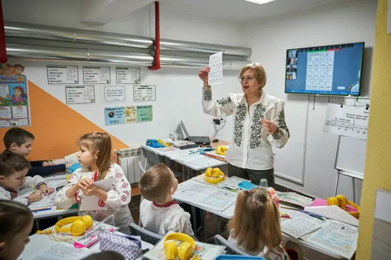 School in Kharkiv Installed First Fallout Shelter