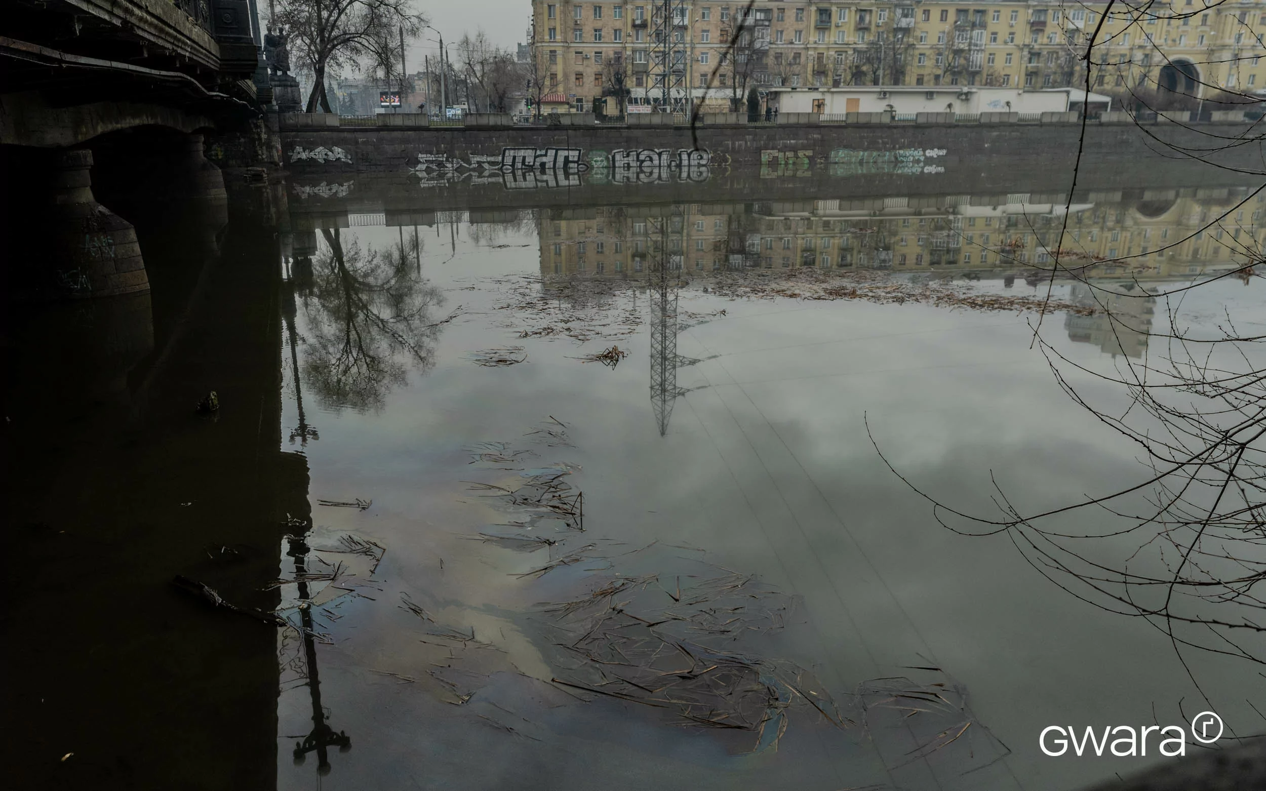 зображення до посту: Russian Attack Polluted Kharkiv Rivers With Oil Products, in Photos
