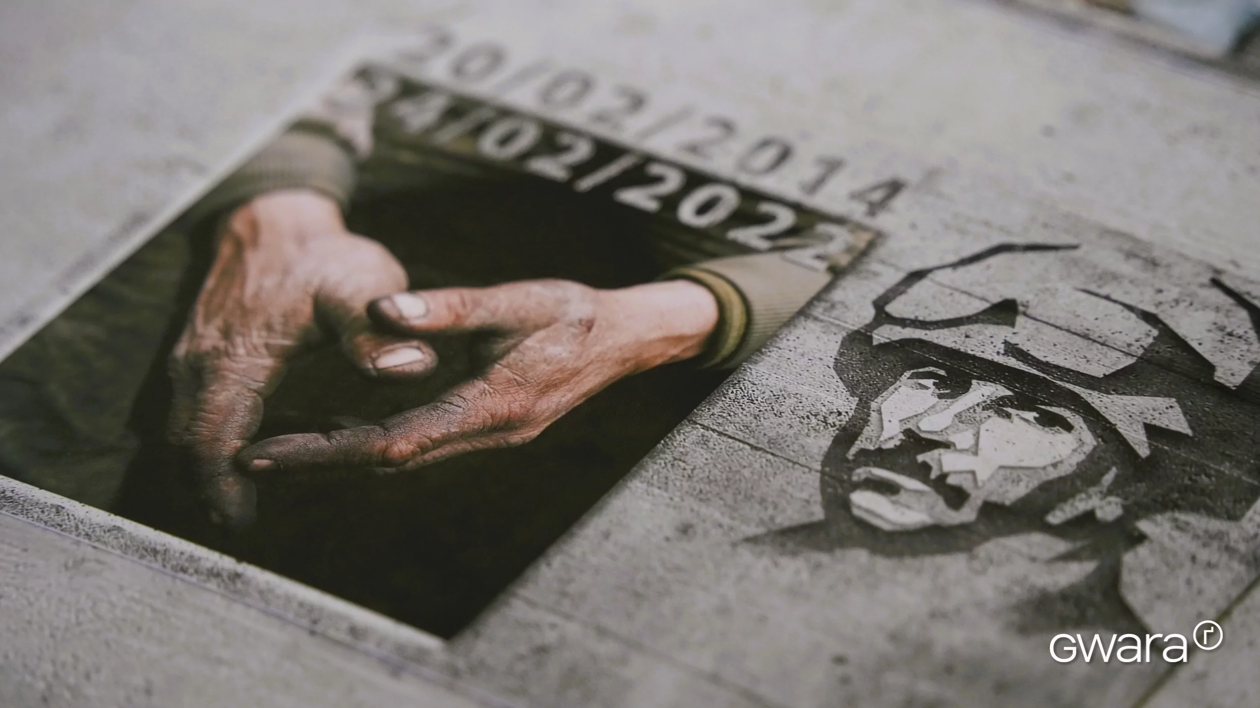 зображення до посту: In Photos: Ukrposhta Stamp Cancelled in Kharkiv To Mark Two Years of Russian Full-Scale Invasion