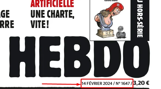 зображення до посту: Фейк. «Генерал кратер»: обкладинка Charlie Hebdo присвячена Сирському