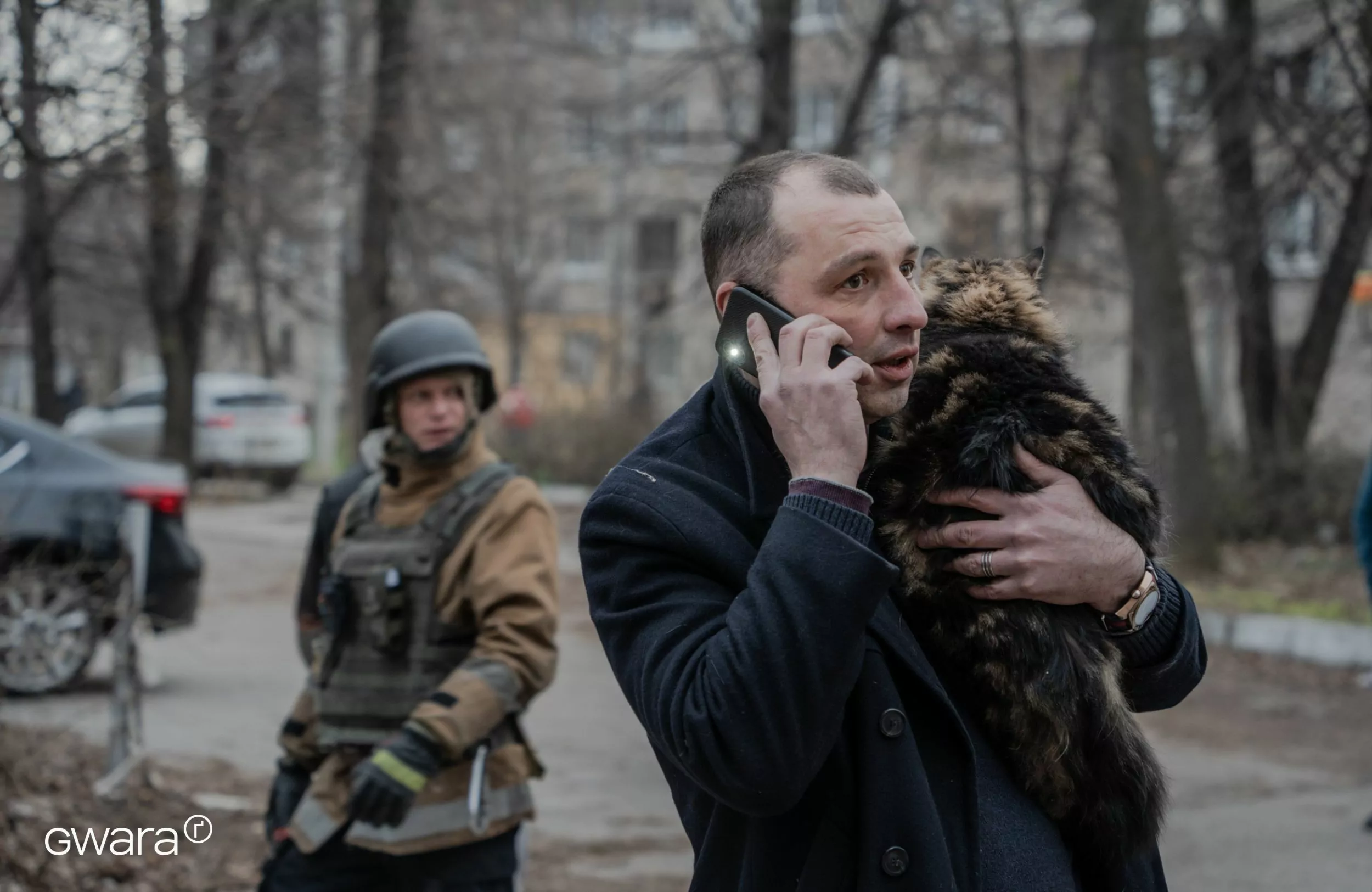 зображення до посту: In Photos: Russian Attack on Residential Area of Kharkiv Killed One and Injured 19