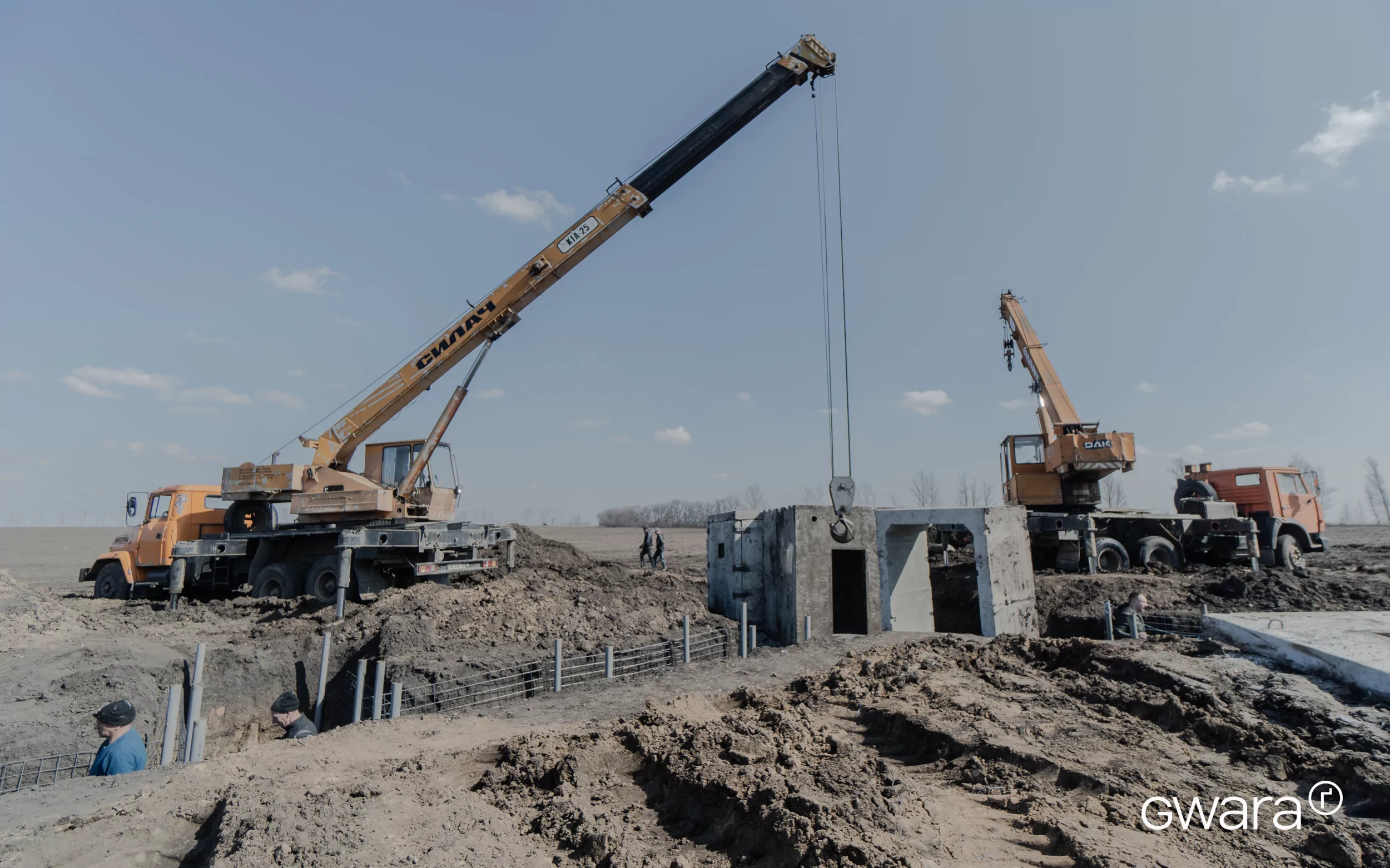 зображення до посту: In Photos: Trenches, Underground Paths, and Concrete Shelters. How Fortification Building Looks Like in Kharkiv Oblast