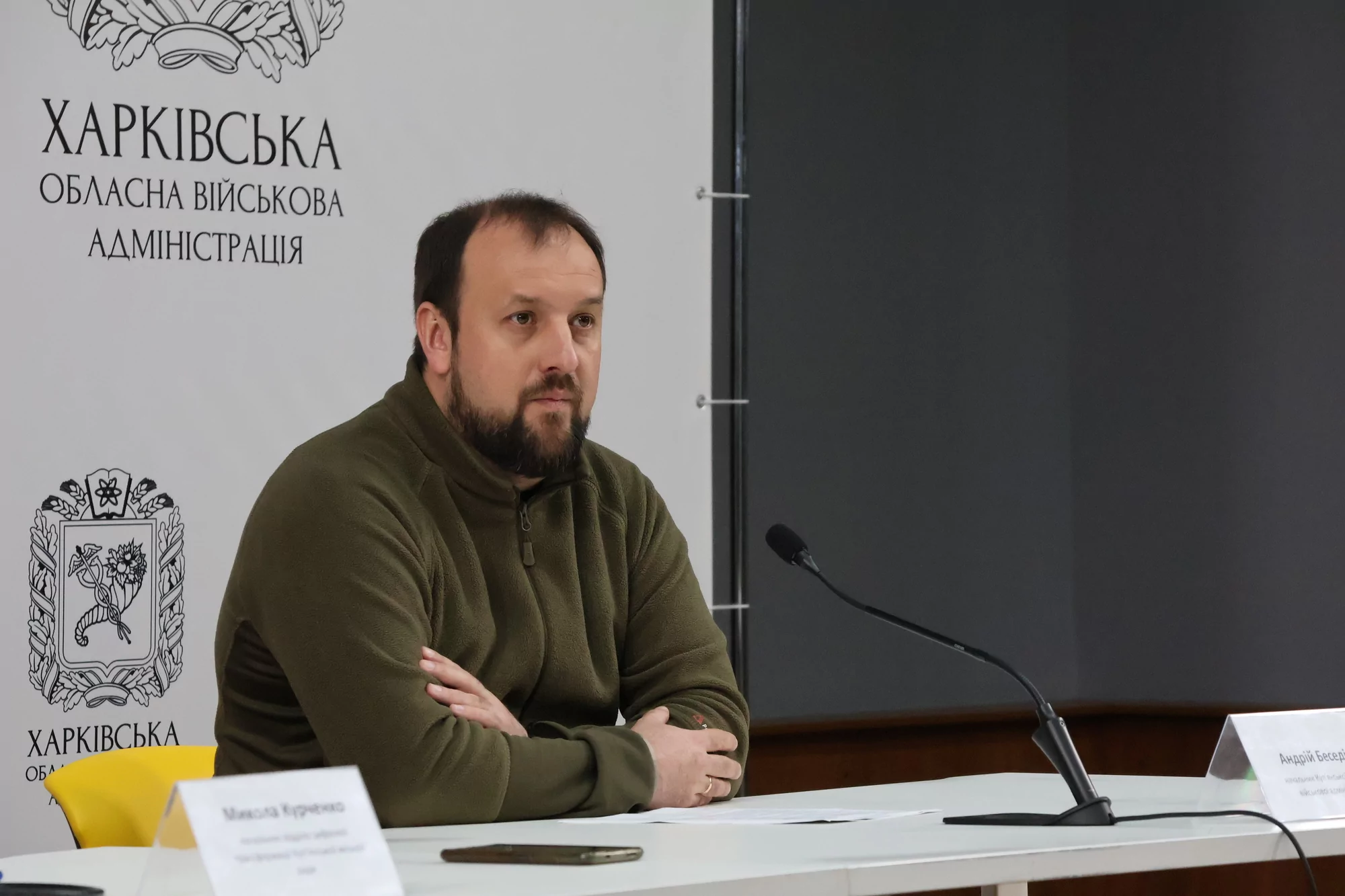 Андрій Беседін, начальник Куп'янської МВА / Фото: Вікторія Маньковська, Ґвара Медіа