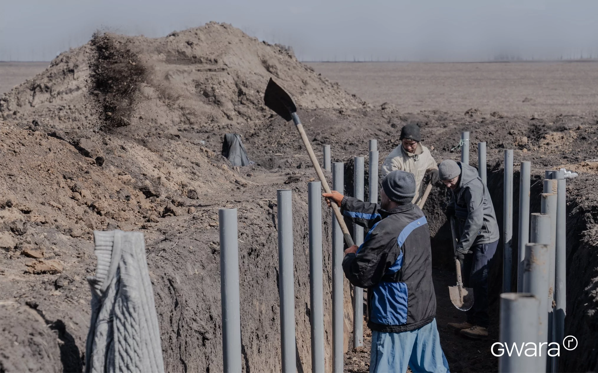 зображення до посту: In Photos: Trenches, Underground Paths, and Concrete Shelters. How Fortification Building Looks Like in Kharkiv Oblast