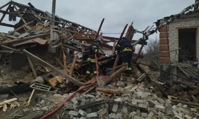 Rescuers Showed Consequences of Russian Shelling of Vovchansk