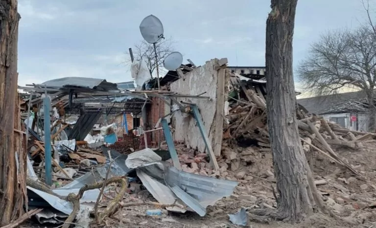 Law Enforcement Officers Showed Consequences of Russian Drone Attack on Kharkiv and Airstrike on Vovchansk