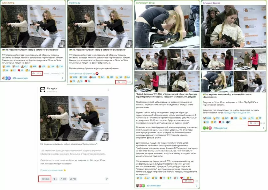 зображення до посту: Дайджест березня: викриття російської пропаганди щодо дискредитації ЗСУ