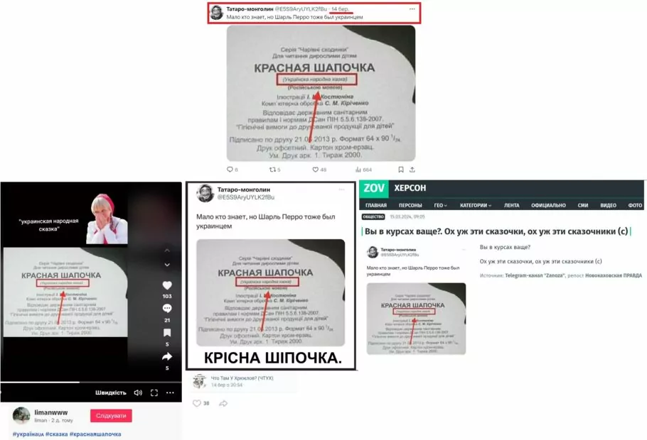 зображення до посту: Маніпуляція. Українська народна казка «Червона шапочка»