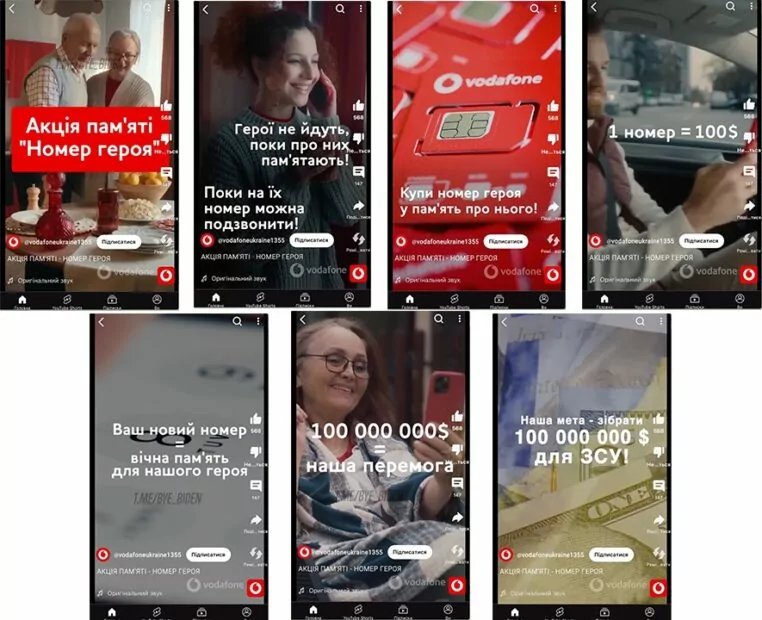 зображення до посту: Фейк. Акція памʼяті «Номер героя»: Vodafone продає номери загиблих військових