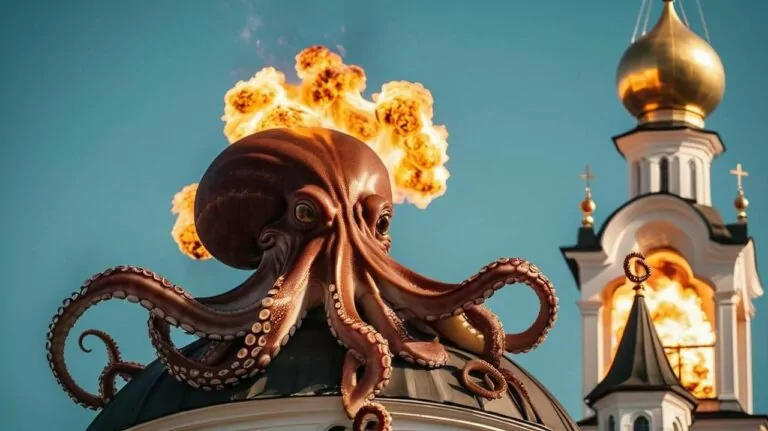 Маніпуляція. Бійці спецпідрозділу «Kraken» підпалили церкву у Вовчанську  