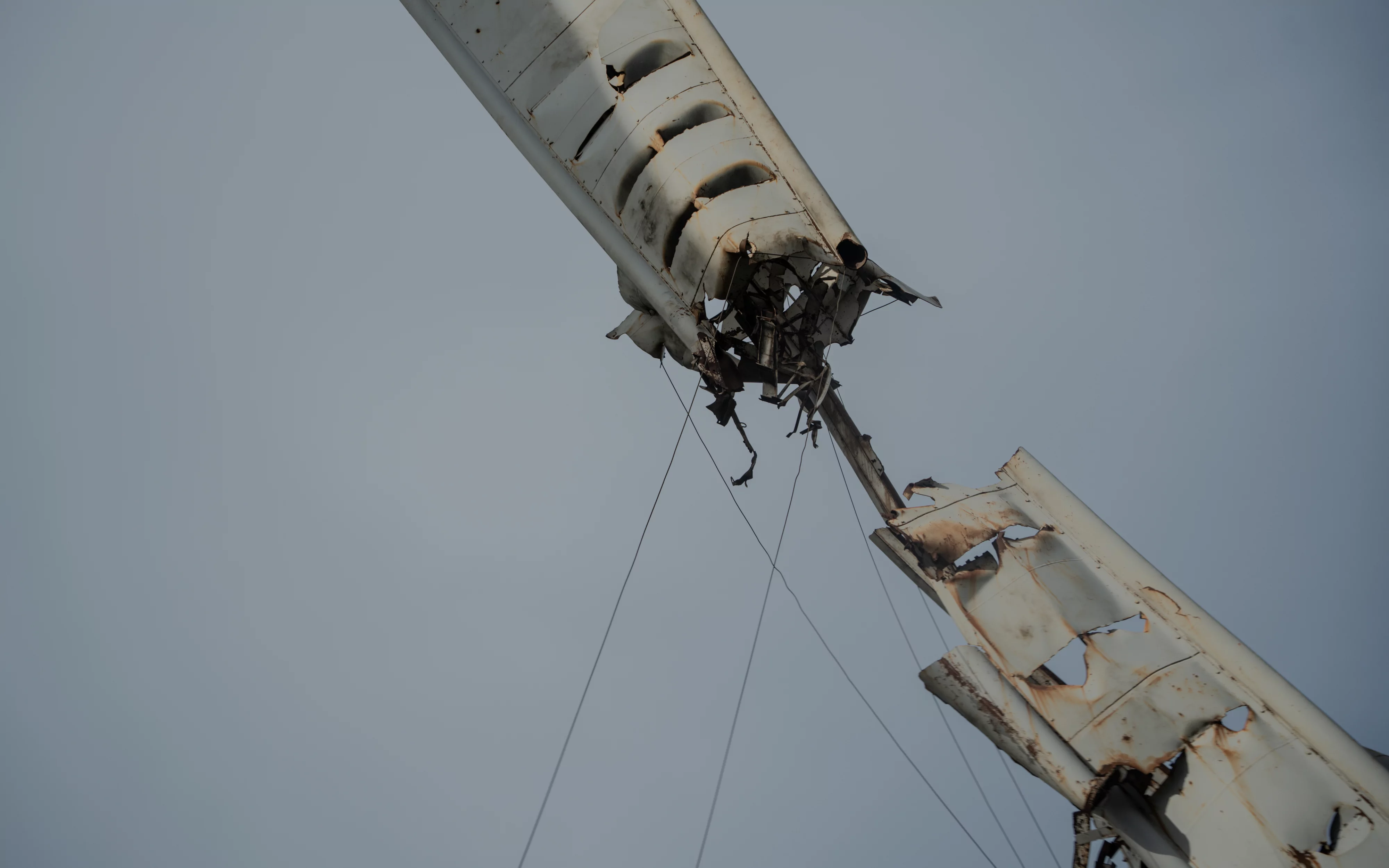 зображення до посту: Official: Russians destroyed Kharkiv TV tower, city&#8217;s &#8220;highest object,&#8221; to intimidate people (photos)