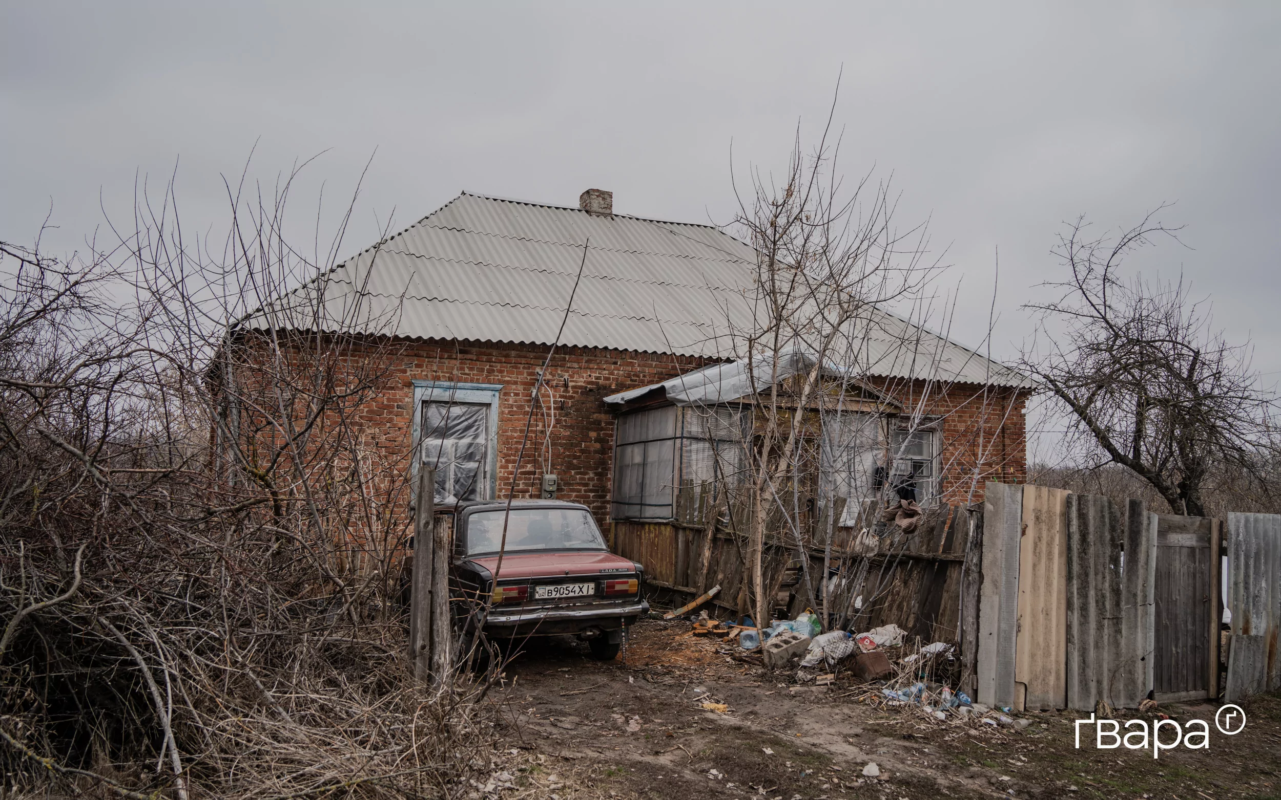 Один з будинків у селі Залиман Харківської області.