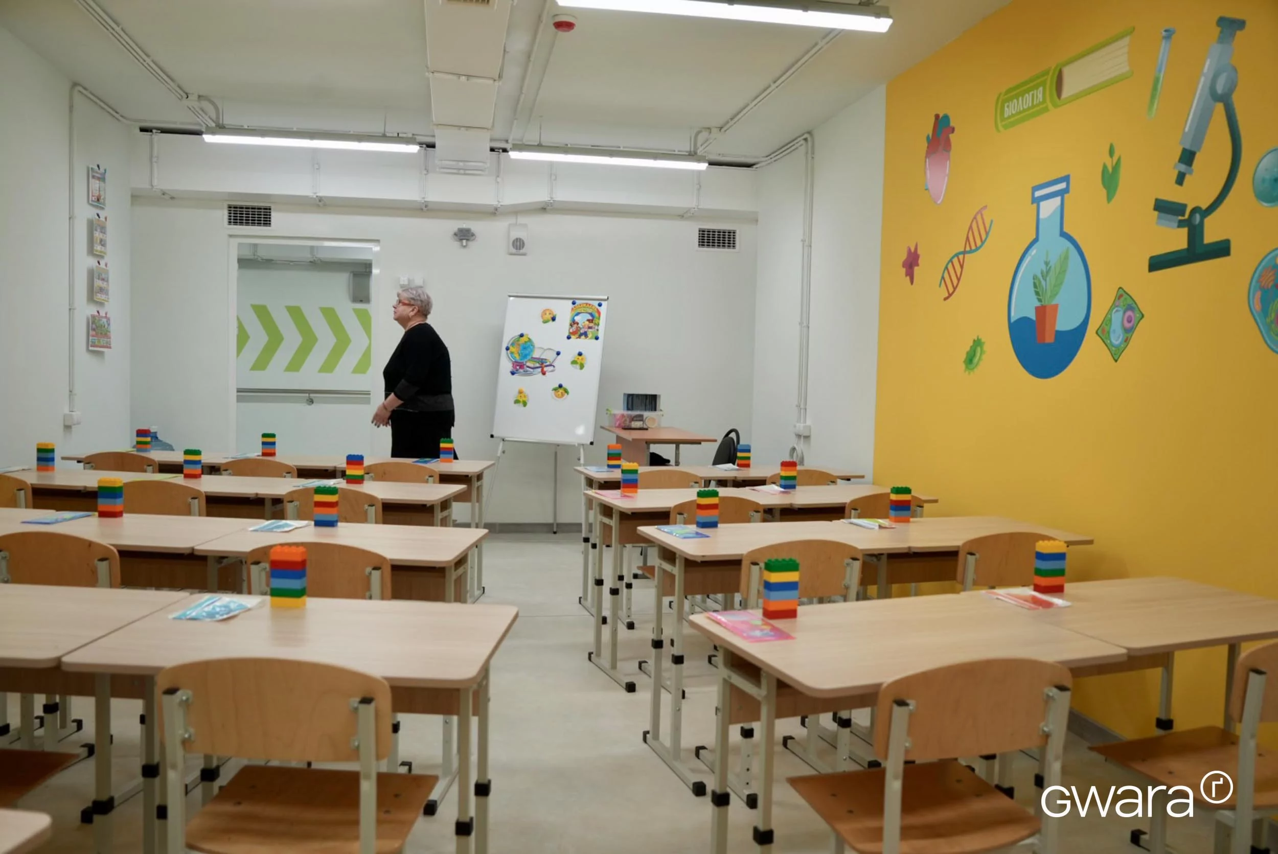 зображення до посту: In Photos: First Underground School Construction Completed in Kharkiv