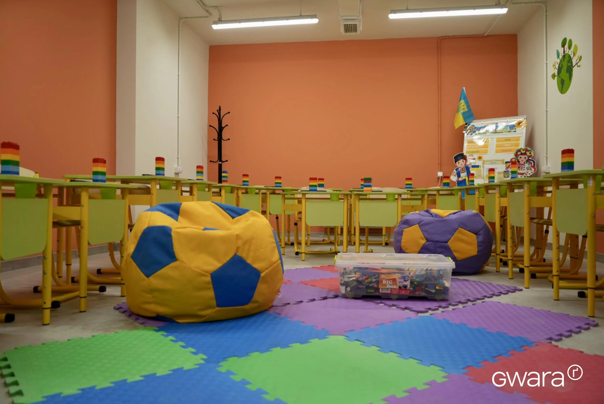 зображення до посту: In Photos: First Underground School Construction Completed in Kharkiv