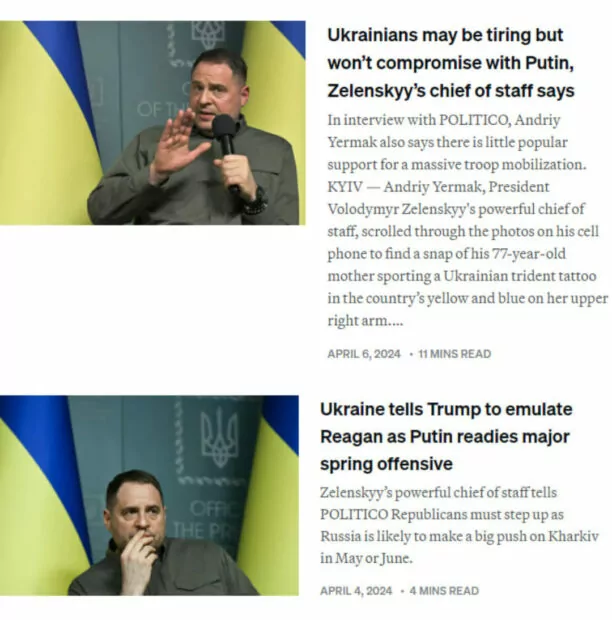 зображення до посту: Фейк. «Наші люди вже звикли жити при закритих кордонах»: Єрмак запропонував не скасовувати воєнний стан після закінчення війни