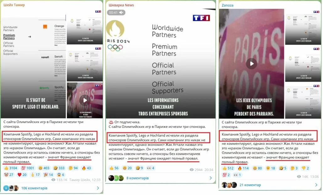 зображення до посту: Весняний дайджест: Як роспропаганда намагалася дискредитувати Олімпійські ігри 2024 у Парижі